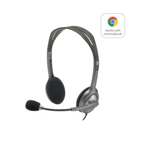 Logitech Stereo H111 Kabling Headset Sort