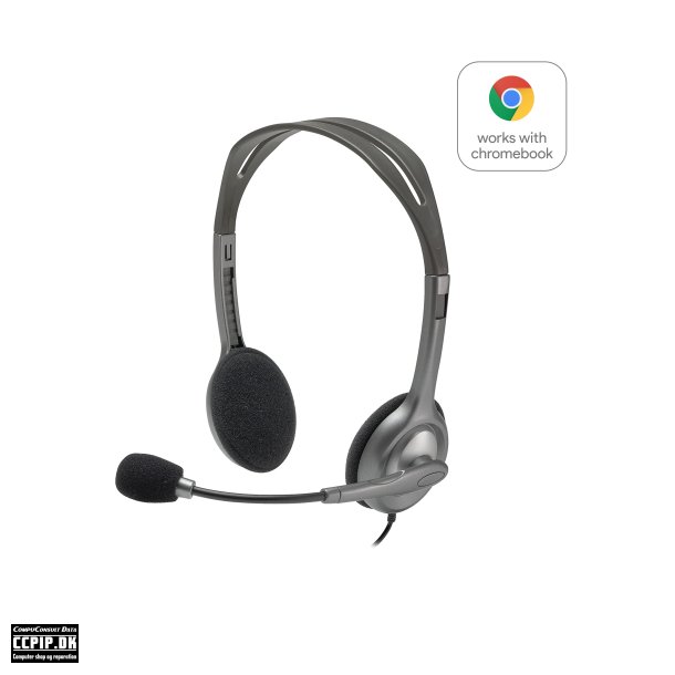 Logitech Stereo H111 Kabling Headset Sort