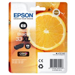 Epson 33XL Foto-sort 400 sider