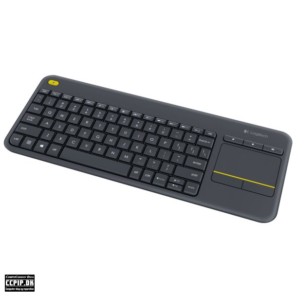 Logitech Wireless Touch Keyboard K400 Plus Tastatur Trdls Dansk/Finsk/Norsk/Svensk