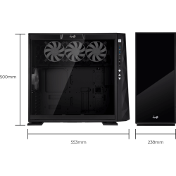 309 GAMING EDITION MID-TOWER SORT MED PROGRAMBAR RGB FRONT 