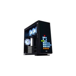 309 GAMING EDITION MID-TOWER SORT MED PROGRAMBAR RGB FRONT 