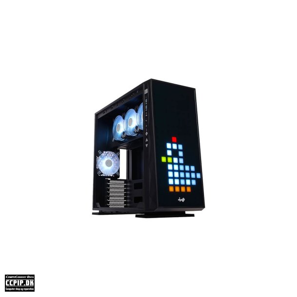 309 GAMING EDITION MID-TOWER SORT MED PROGRAMBAR RGB FRONT 