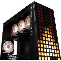 309 GAMING EDITION MID-TOWER SORT MED PROGRAMBAR RGB FRONT 