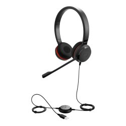 Jabra Evolve 30 II MS stereo Kabling Headset Sort