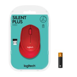 Logitech M330 SILENT PLUS Mekanisk Trdls Rd