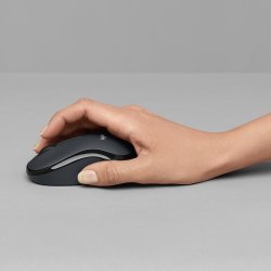 Logitech M220 Silent Optisk Trdls Sort