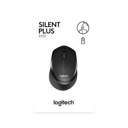 Logitech B330 Silent Plus Optisk Trdls Sort