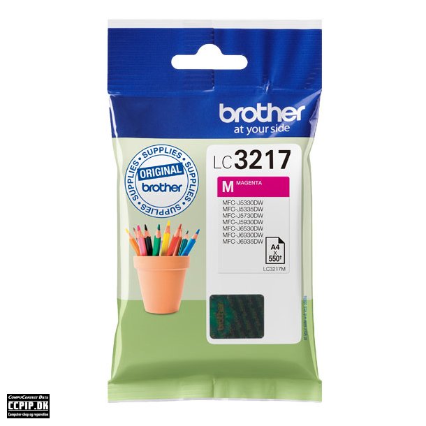 Brother LC 3217M Magenta 550 sider