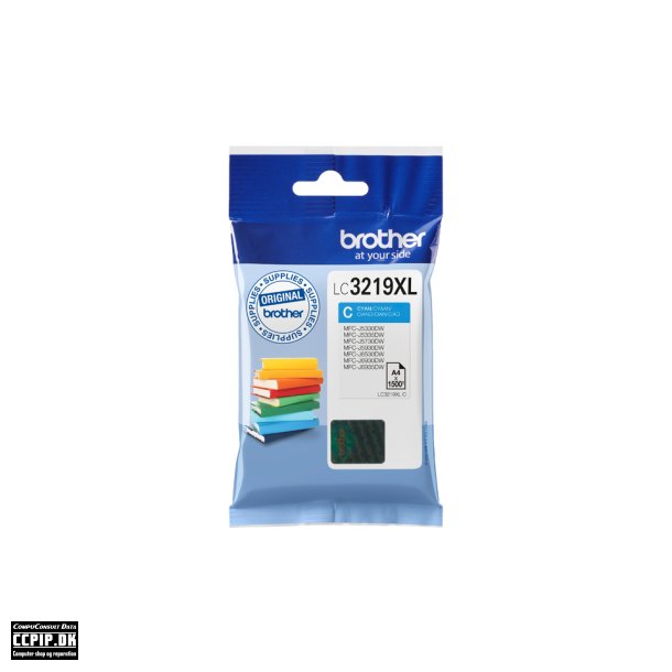 Brother LC 3219XLC Cyan 1500 sider LC3219 LC3219XLC