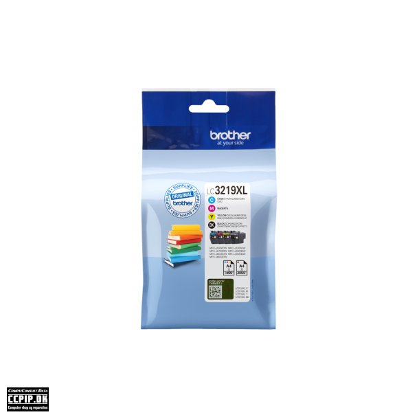 Brother LC 3219XL Value Pack Sort Gul Cyan Magenta LC3219 LC3219XL