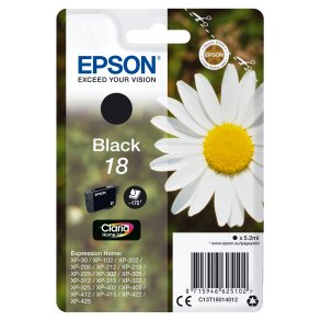 Epson 18 Sort 175 sider