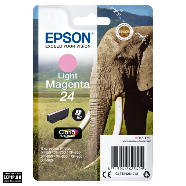 Epson 24 Lys magenta