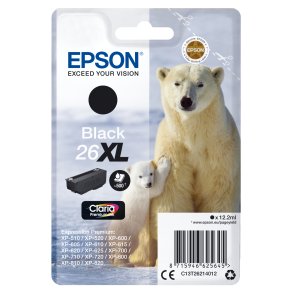 Epson 26XL Sort 500 sider