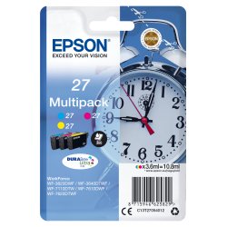 Epson 27 Multi-Pack Gul Cyan Magenta 300 sider