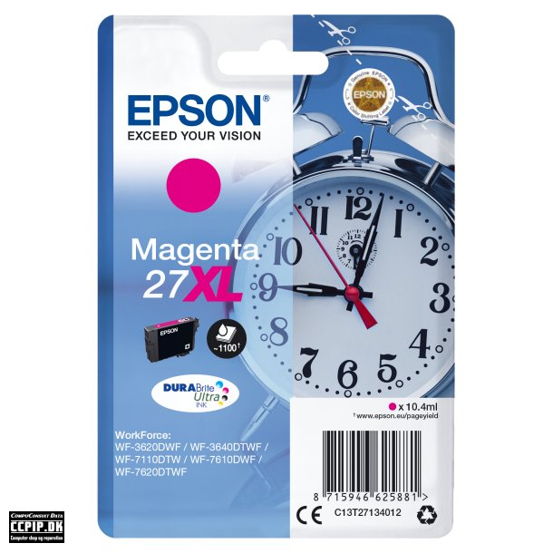 Epson 27XL Magenta 1100 sider