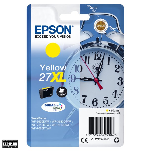 Epson 27XL Gul 1100 sider