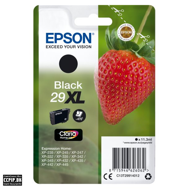 Epson 29XL Sort 470 sider