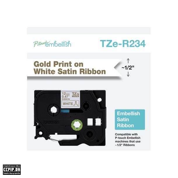 Brother TZe R234 Bndtape  (1,2 cm x 4 m) 1rulle(r)