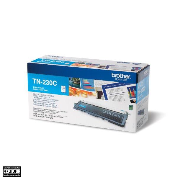 Brother TN 230C Cyan 1400 sider