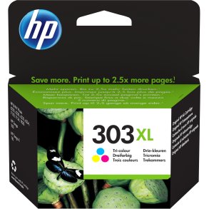 HP 303XL Farve (cyan, magenta, gul) 415 sider