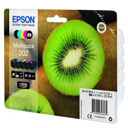 Epson Multipack 202 Sort Gul Cyan Magenta Foto-sort