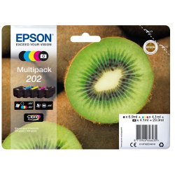 Epson Multipack 202 Sort Gul Cyan Magenta Foto-sort