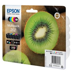 Epson Multipack 202 Sort Gul Cyan Magenta Foto-sort