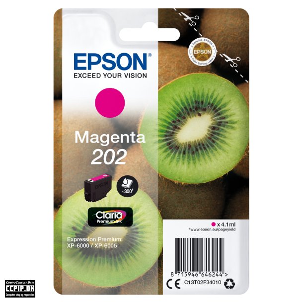 Epson 202 Magenta 300 sider