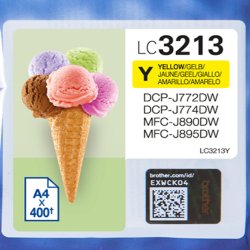 Brother LC 3213Y Gul 400 sider