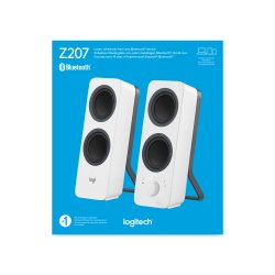 Logitech Z207 2.0-kanal Hjttalere Sort Hvid