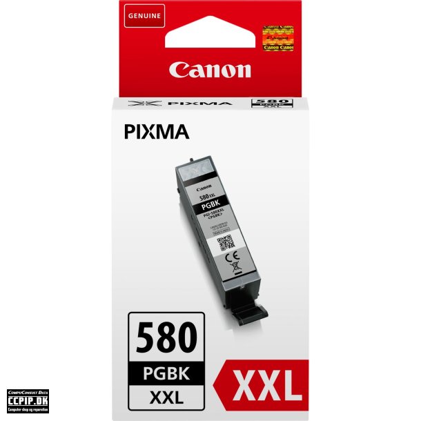 Canon PGI 580PGBK XXL Sort 600 sider