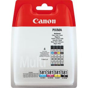 Canon CLI 581 BK/ Multi Pack Sort Gul Cyan Magenta