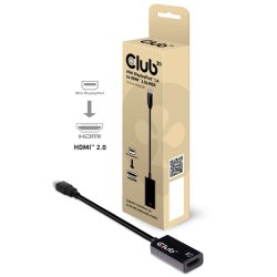 Club 3D Mini DisplayPort > HDMI 2.0a HDR 4K6