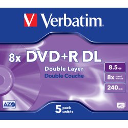 Verbatim 5x DVD+R DL 8.5GB
