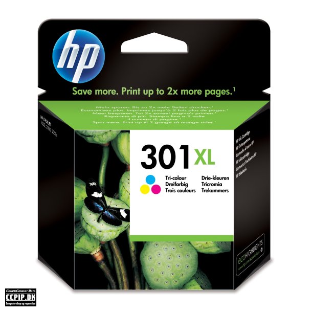 HP 301XL Farve (cyan, magenta, gul) 330 sider