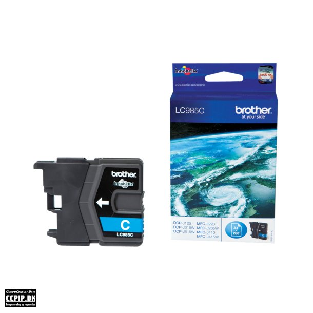 Brother LC 985C Cyan 260 sider