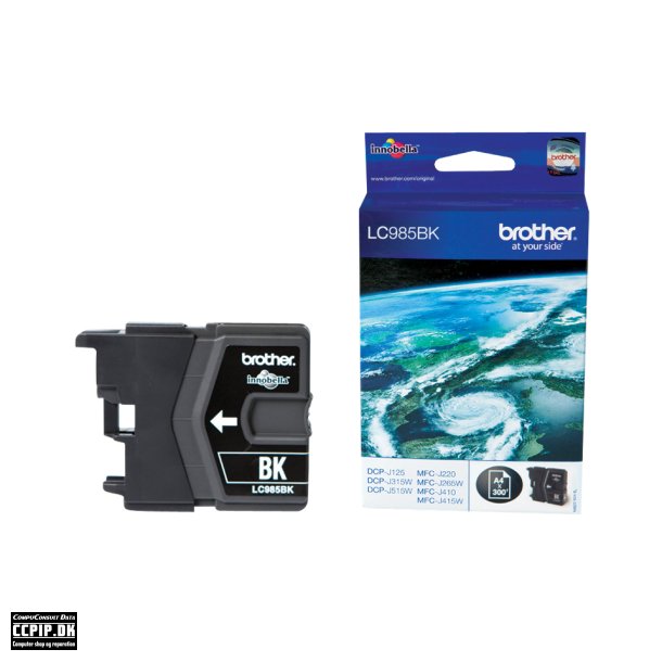 Brother LC 985BK Sort 300 sider
