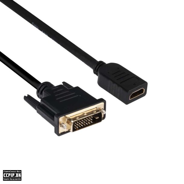 Club 3D Videokabel HDMI / DVI 2m Sort