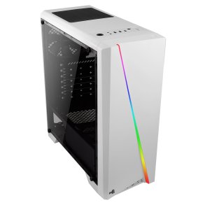 AeroCool PGS V Series Cylon Trn ATX Ingen strmforsyning Hvid