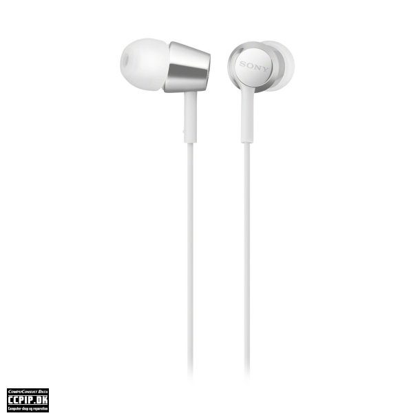 Sony MDR EX15AP Kabling reproptelefoner Hvid