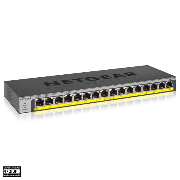 NETGEAR GS116PP Switch 16-porte Gigabit  PoE+