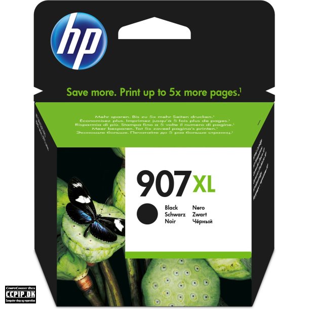 HP 907XL Sort 1500 sider