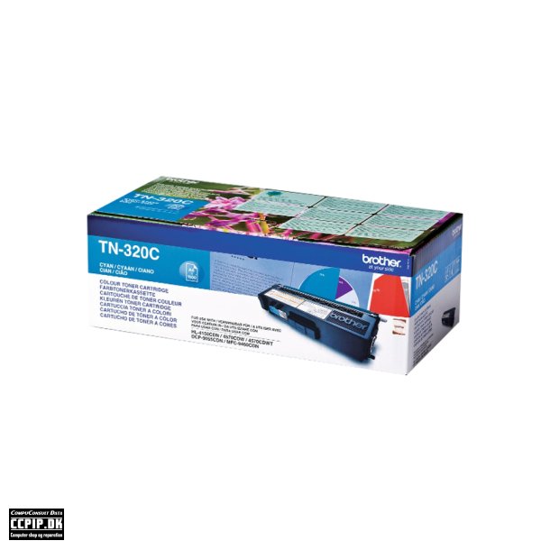 Brother TN 320C Cyan 1500 sider
