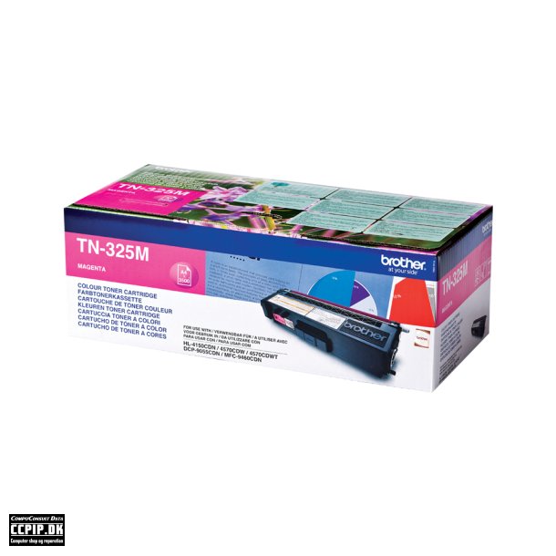 Brother TN 325m Magenta 3500 sider