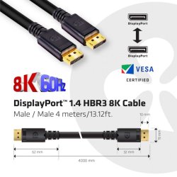 Club 3D DisplayPort kabel 4m