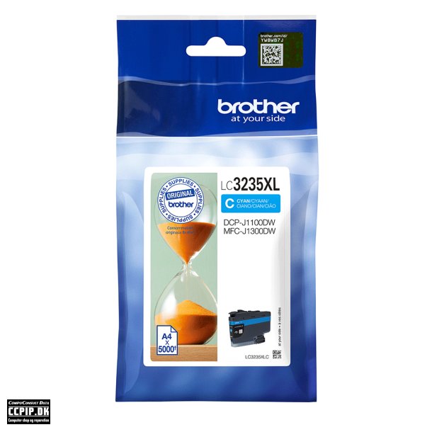 Brother LC 3235XLC Cyan 5000 sider