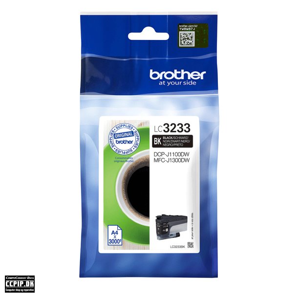 Brother LC 3233BK Sort