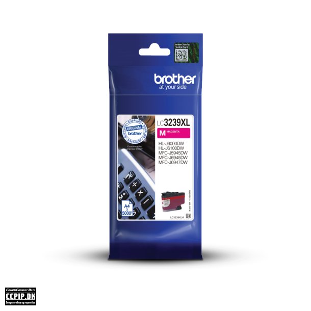 Brother LC 3239XLM Magenta 5000 sider