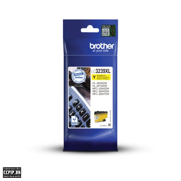 Brother LC 3239XLY Gul 5000 sider